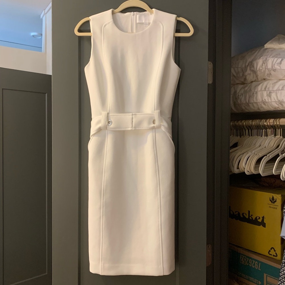 White Hugo Boss Dress
